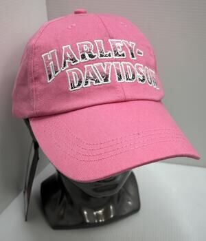 Harley Davidson Pink Hat Womens New Breast Cancer W Tags